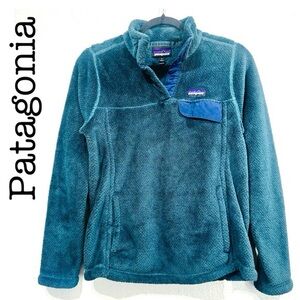 Patagonia Womens Re-Tool Snap-T Fleece Pullover Mint Green Size Small